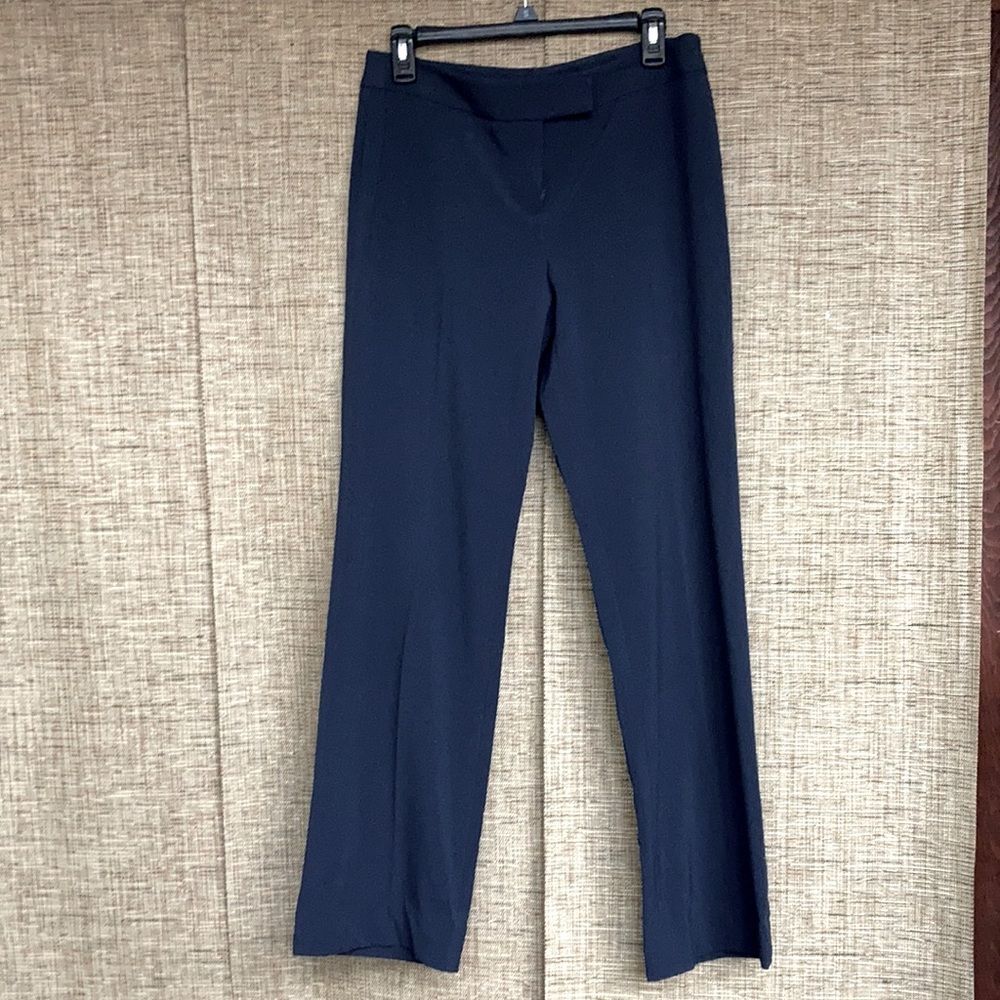 Anne Klein black straight trousers pants